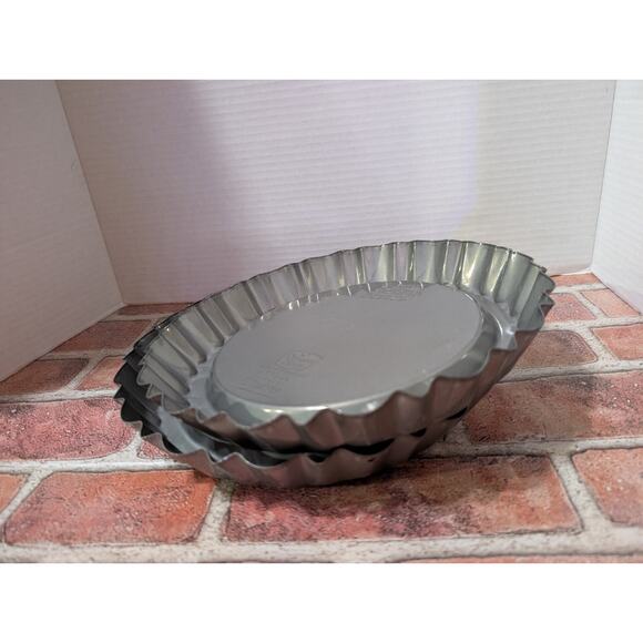 Lot of 2 Vintage Ekco Bakers Secret Duncan Hines Tiara Dessert Fluted Baking Pan - Picture 7 of 9